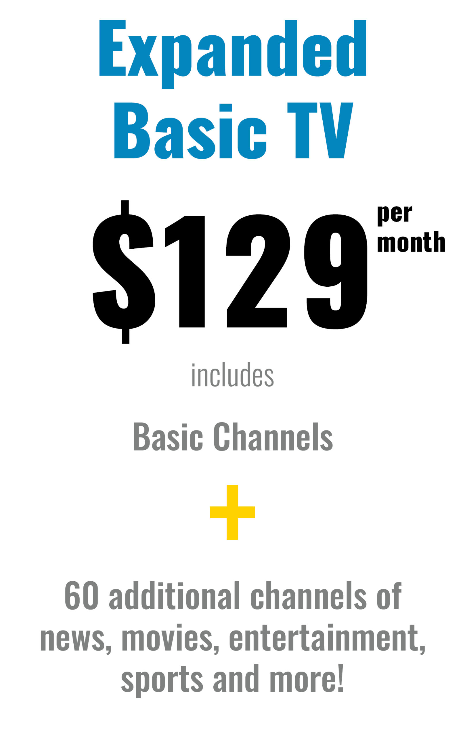 Expanded + TV Packages